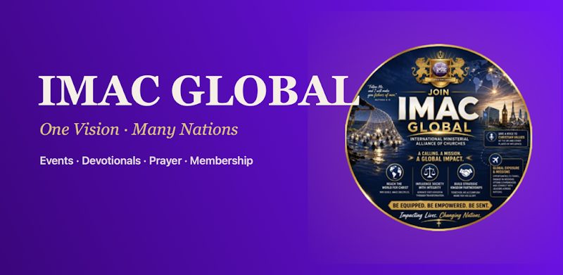 IMAC Global App - Play Store feature graphic
